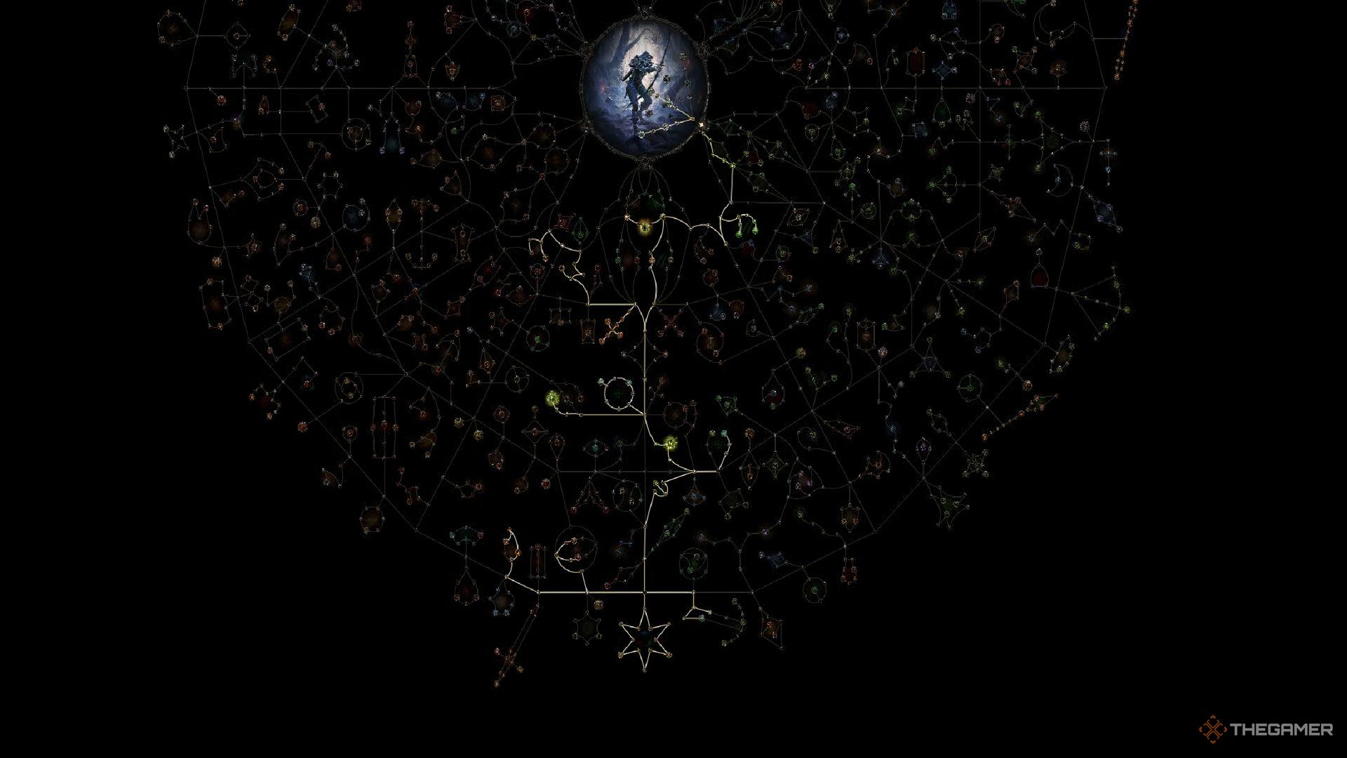 A complete Passive Tree for the Gas Grenade Deadeye build in Path of Exile 2.