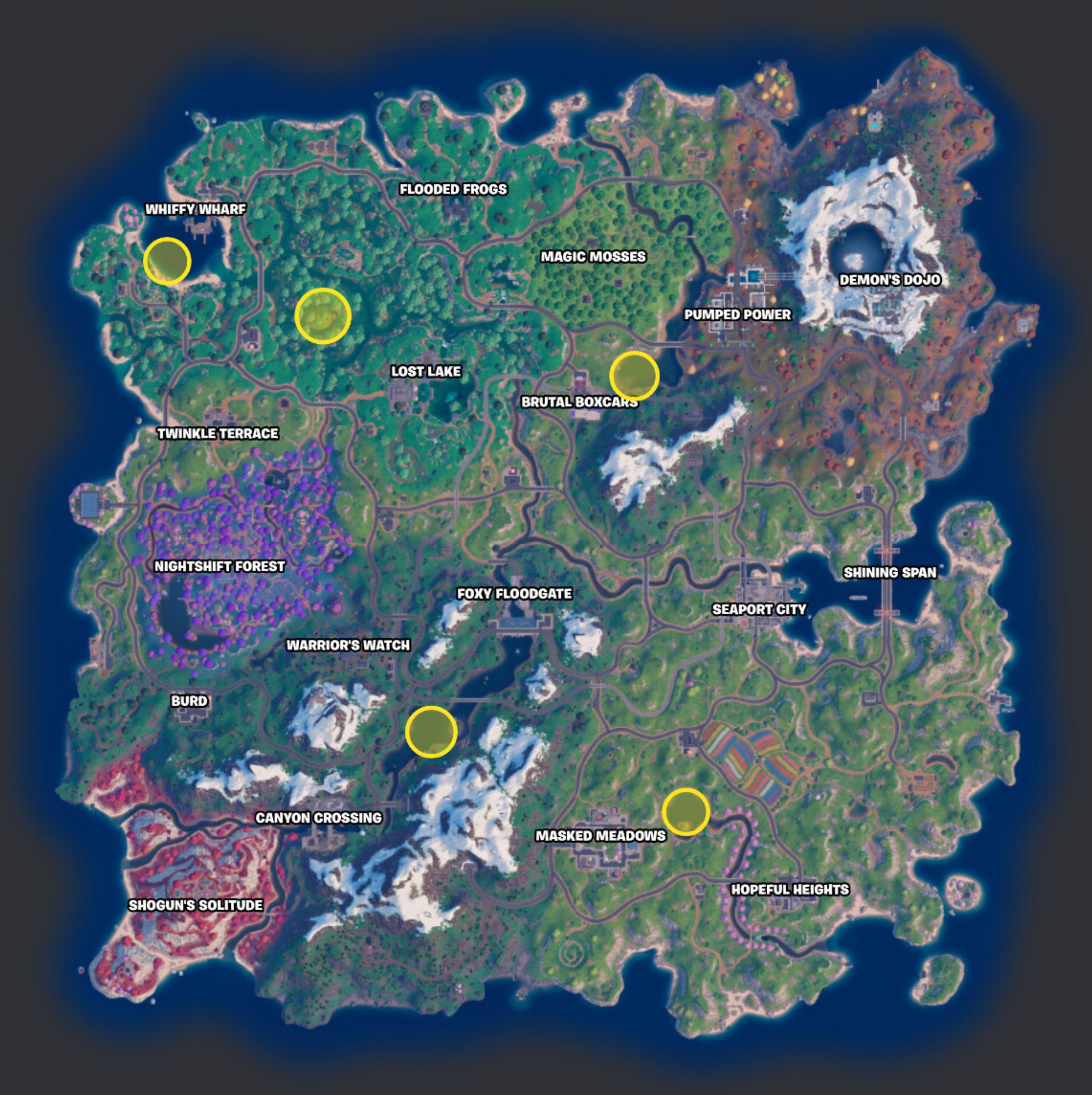 great turtle spawn locations