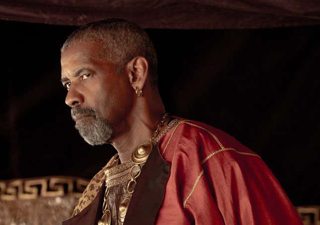 Image for article titled Gladiator II Is Already Denzel Washington's Second Highest-Grossing Film