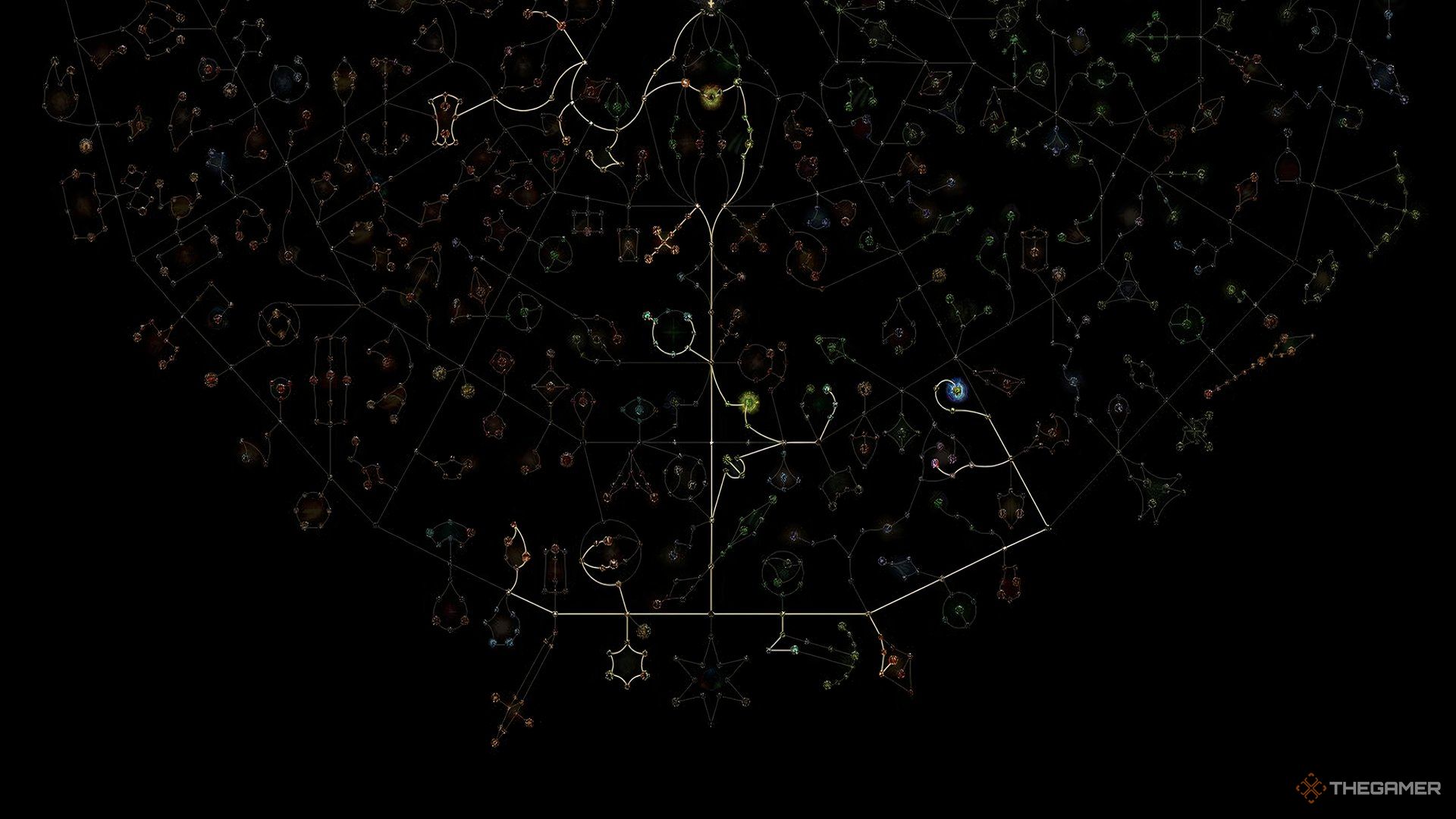 Passive Skill Tree that you need to follow while leveling up the Mercenary Grenade build in Path of Exile 2.