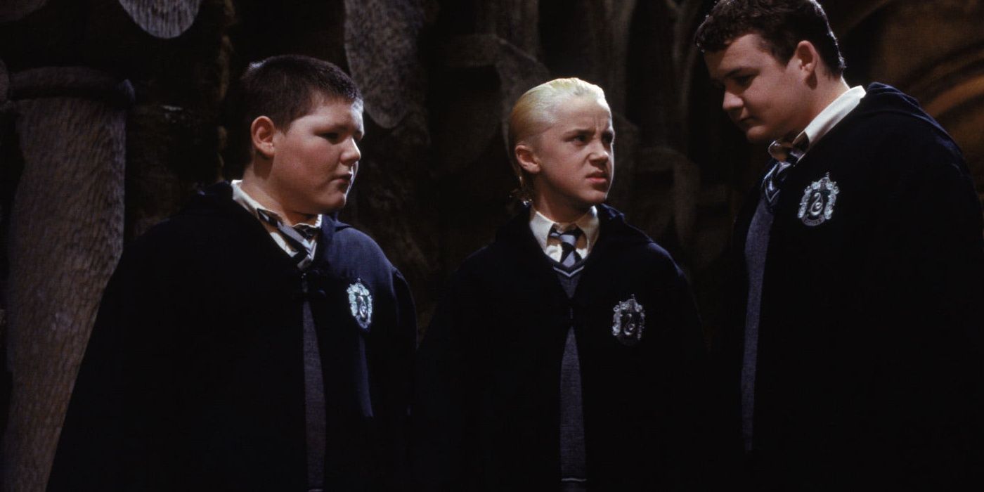 Vincent Crabbe. Draco Malfoy. Gregory Goyle.