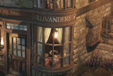 Harry Potter Fan Makes Christmas Village Version of Ollivander's Wand Shop