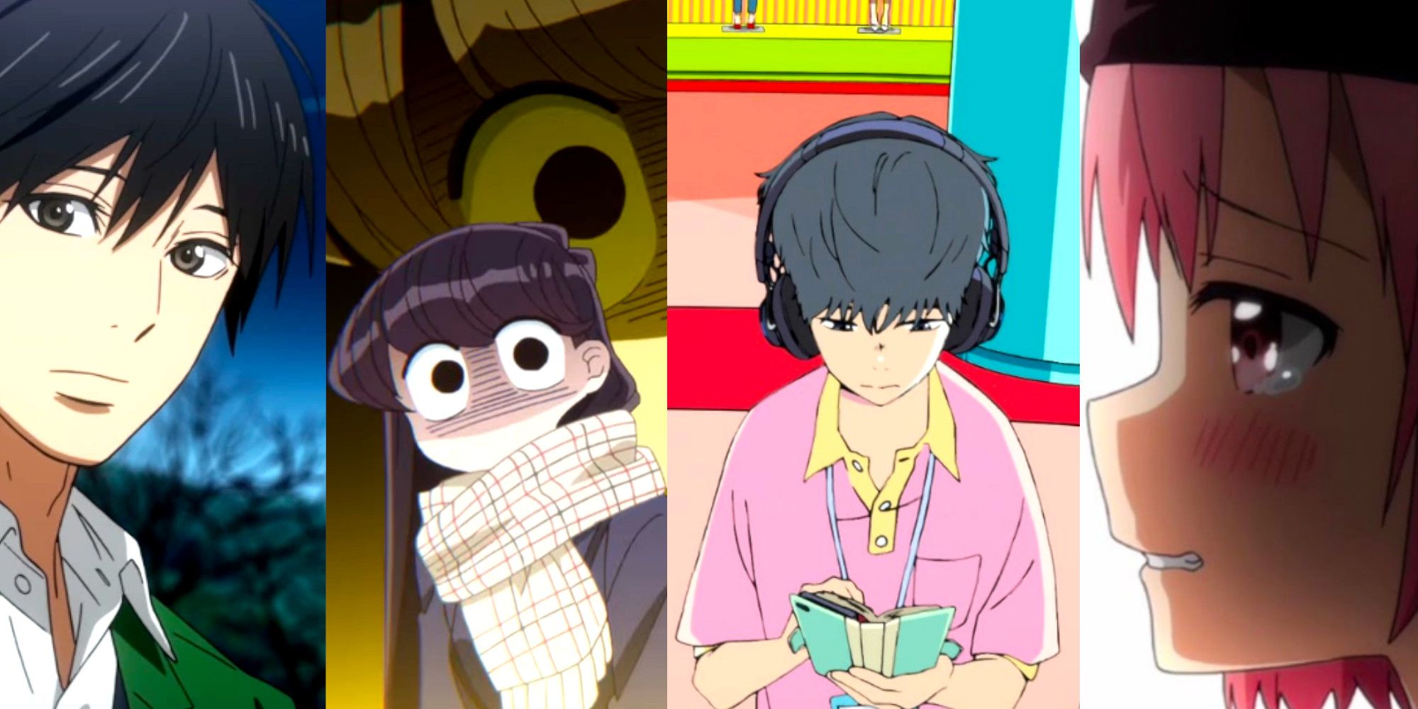 Anime and Mental Health Awareness Orange, Komi Can't Communicate, Words Bubble Up Like Soda Pop, School-Live!