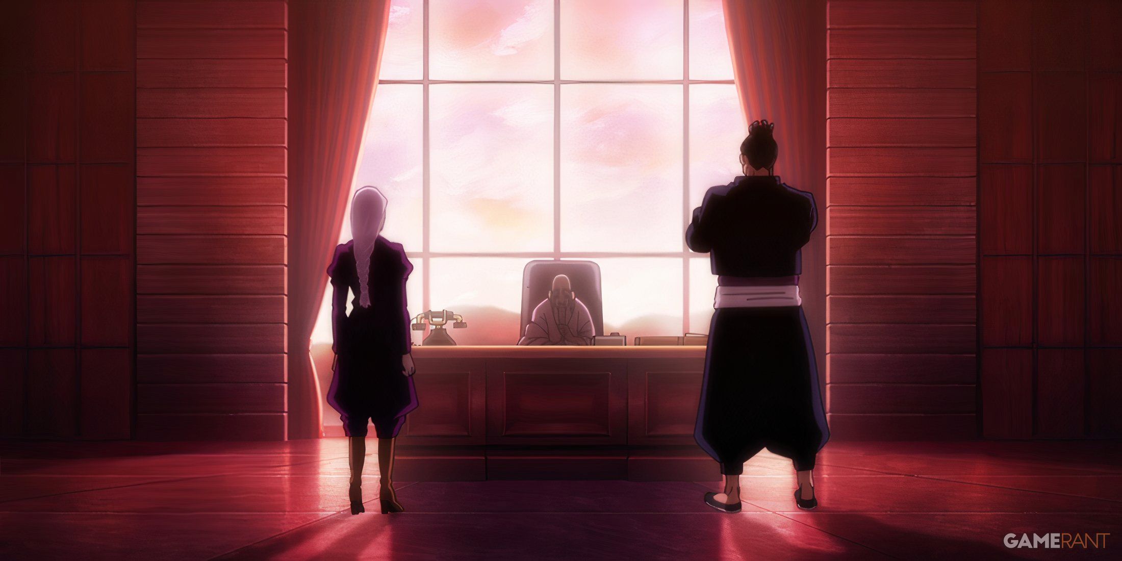 Mei Mei and Tojo meet with Gakuganji to recommend five candidates for promotion in Jujutsu Kaisen.