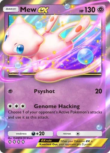 Mew ex in Pokemon TCG Pocket.