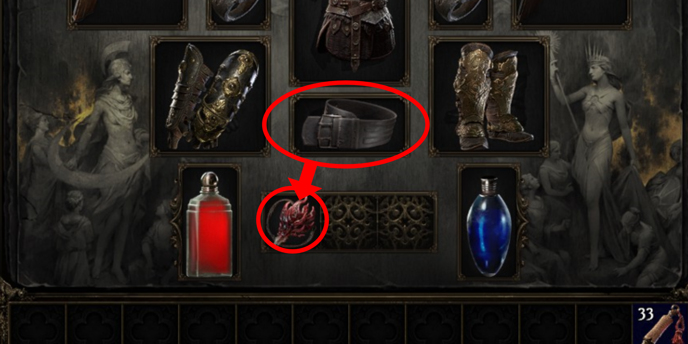 Path of Exile 2 Upgrade Charms IMprove Charm System PoE 2 Belt Charm Slot Unlock