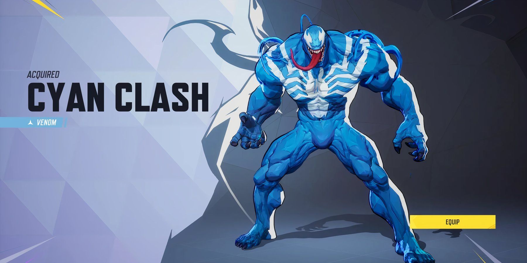 Equip Blue Venom Skin in Marvel Rivals 