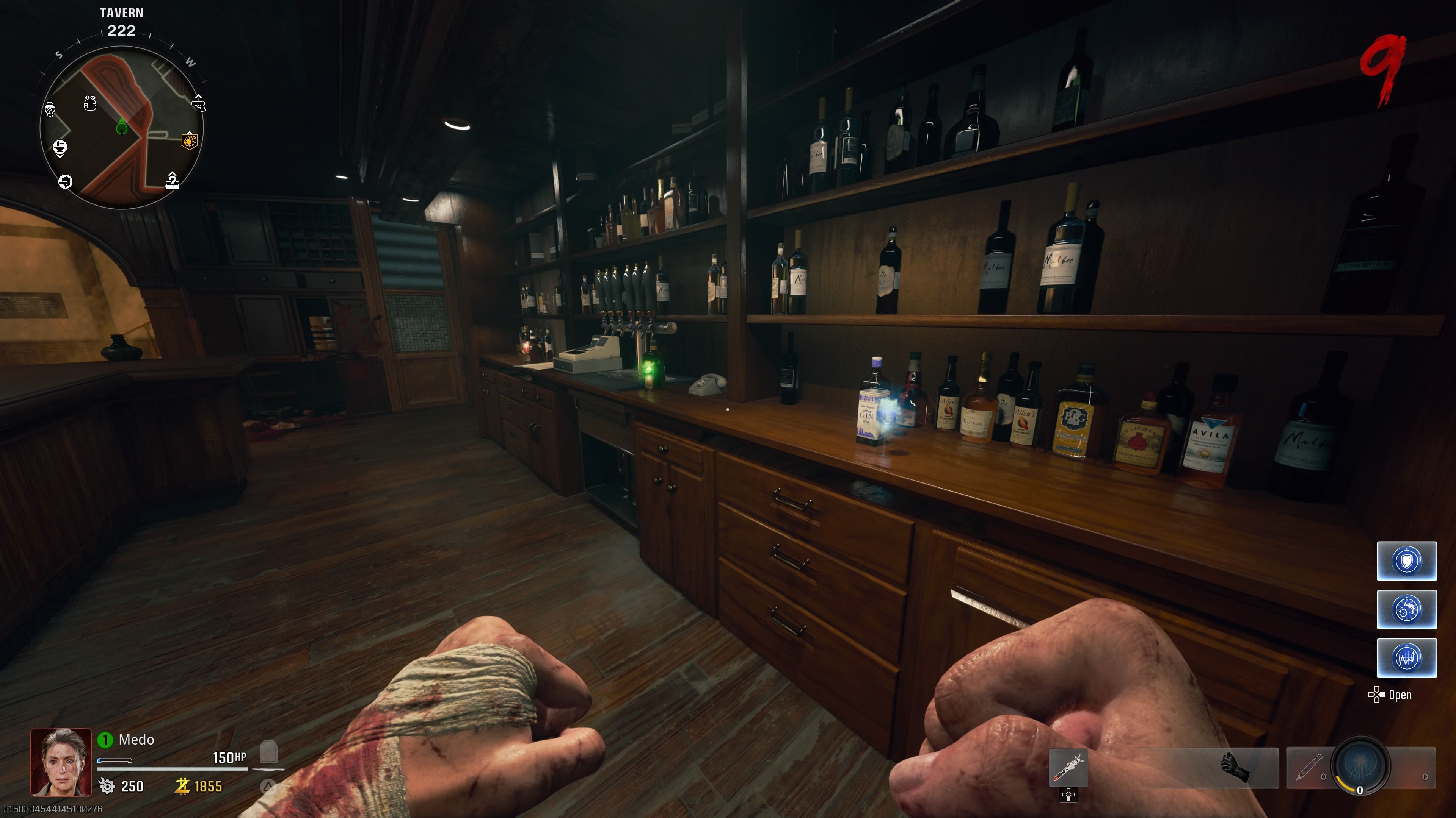 Player is standing in the bar counter - bo6