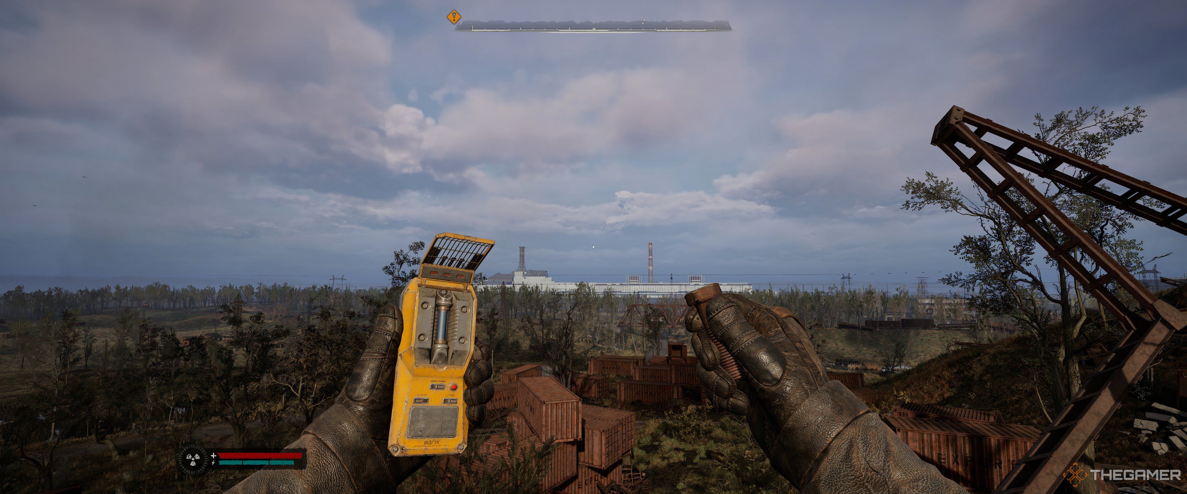 The Echo Detector with UI in Stalker 2: Heart of Chornobyl.