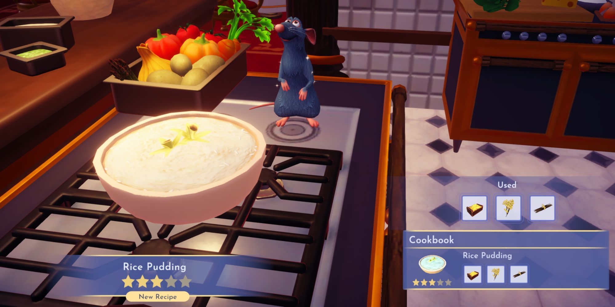 Rice Pudding recipe in Disney Dreamlight Valley