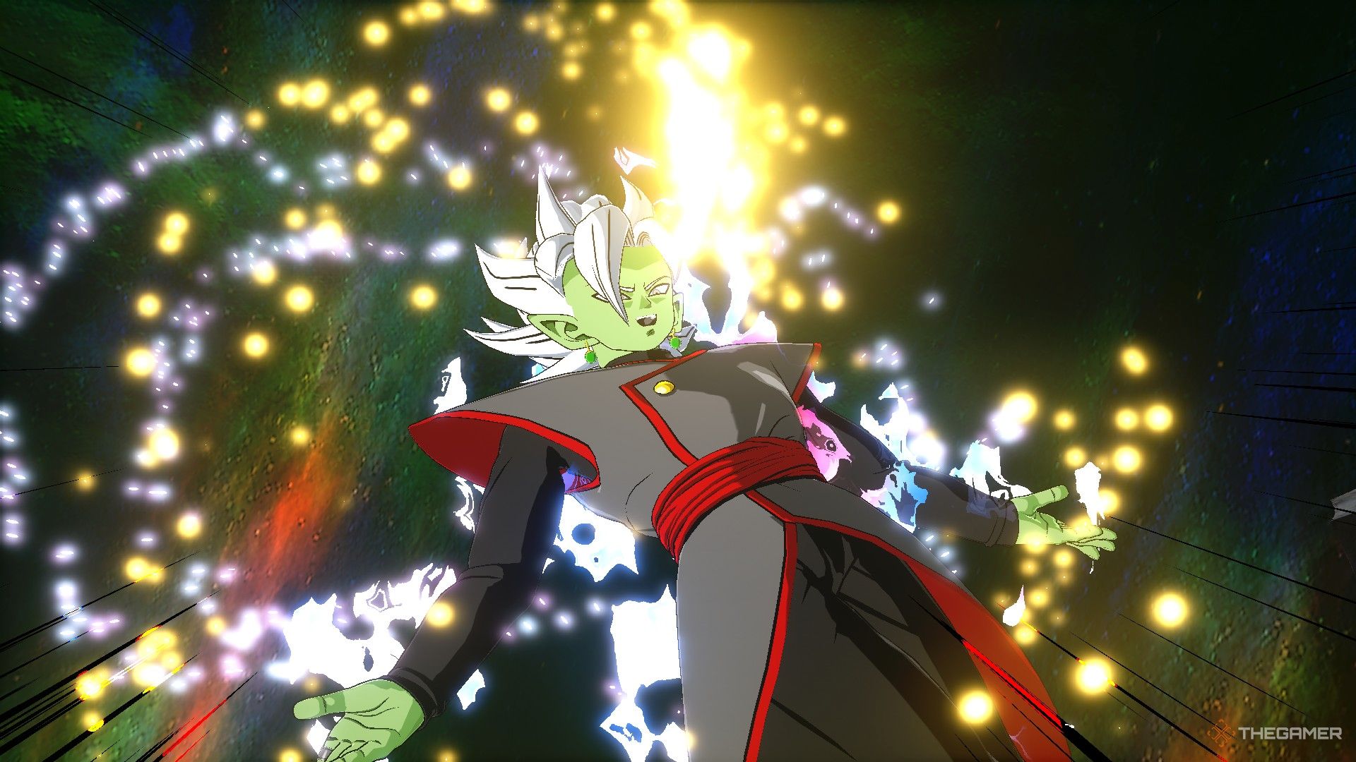 Dragon Ball Sparking Zero image showing Fused Zamasu appearing.