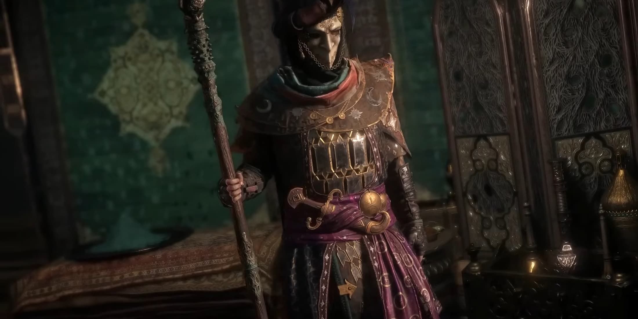 Monk with gear from PoE 2's second act