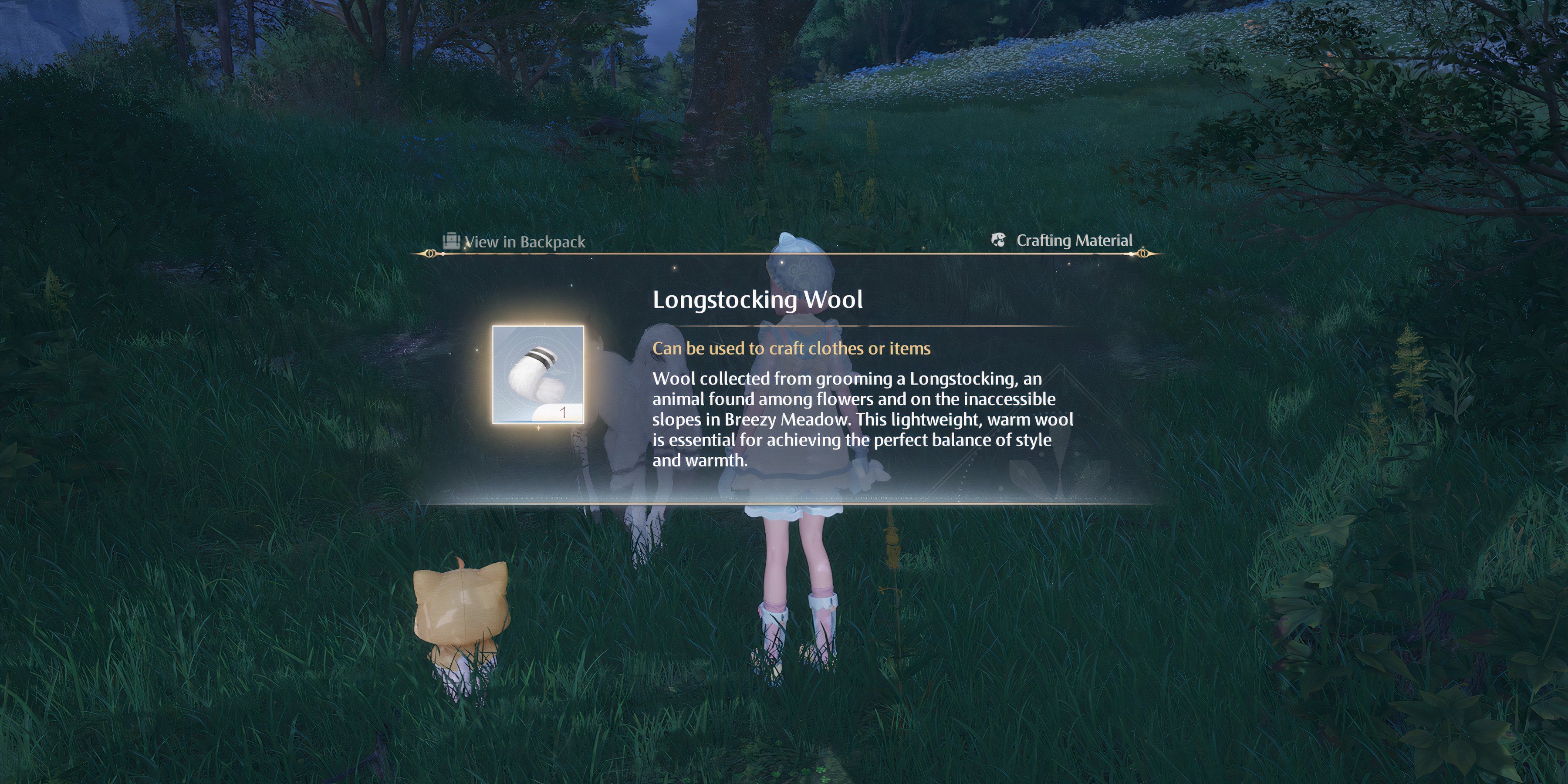 infinity nikki longstocking wool location