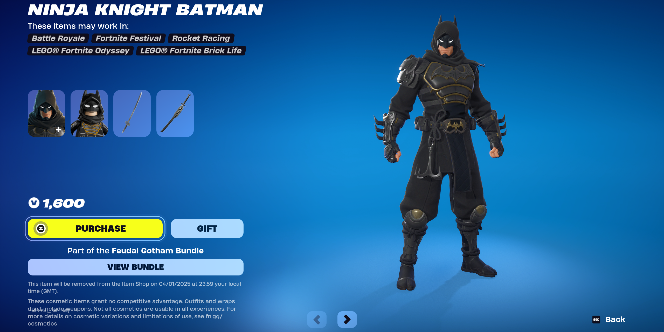 ninja knight batman