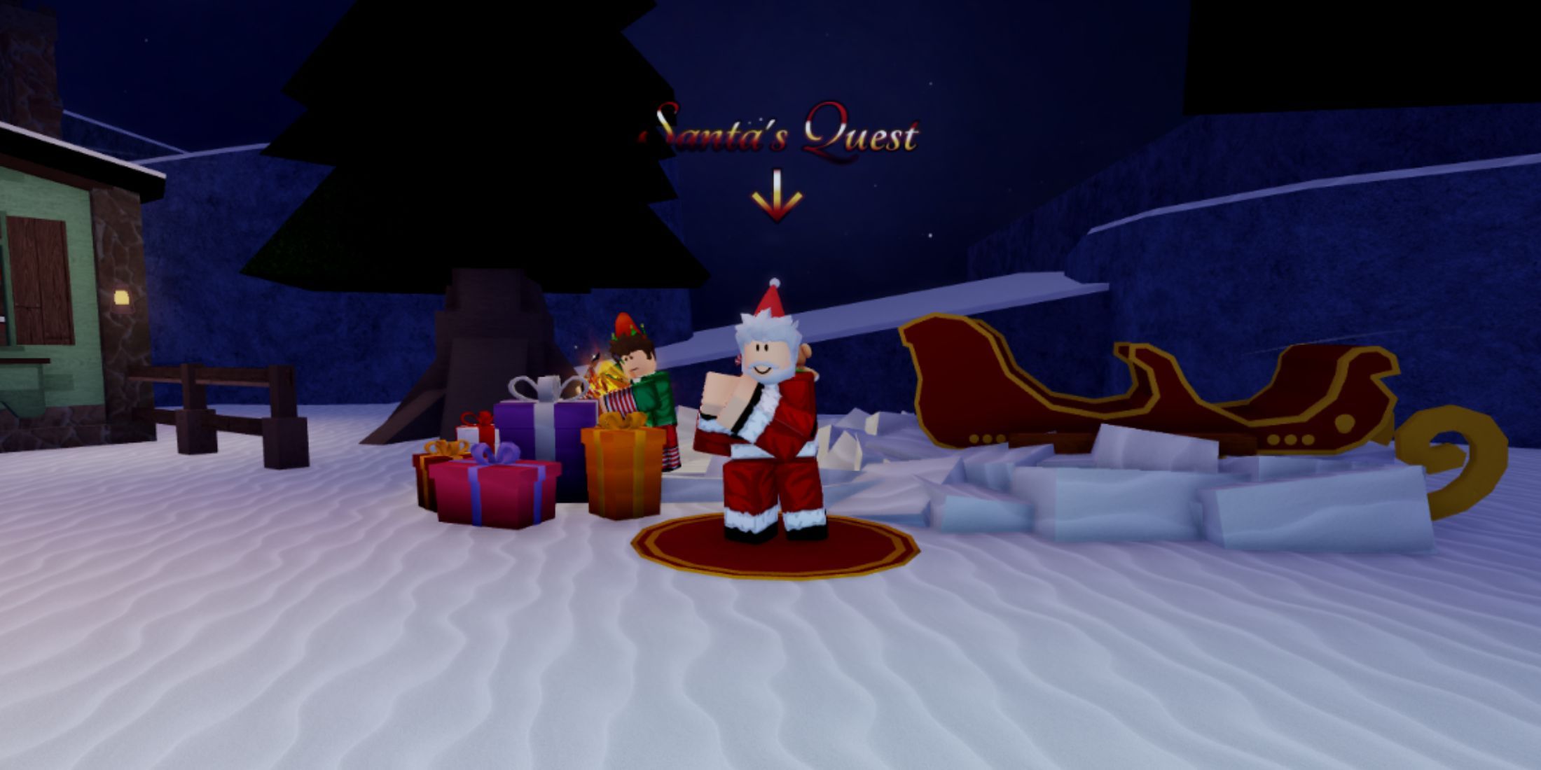 Santa NPC in Fisch