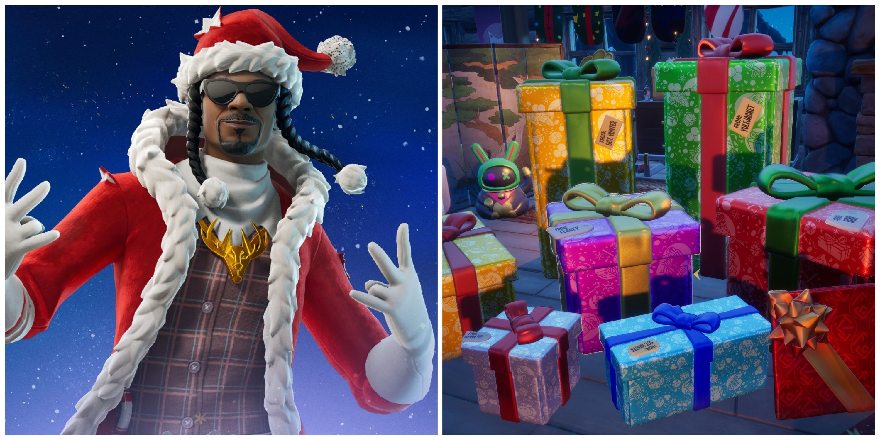 santa dogg and winterfest presents