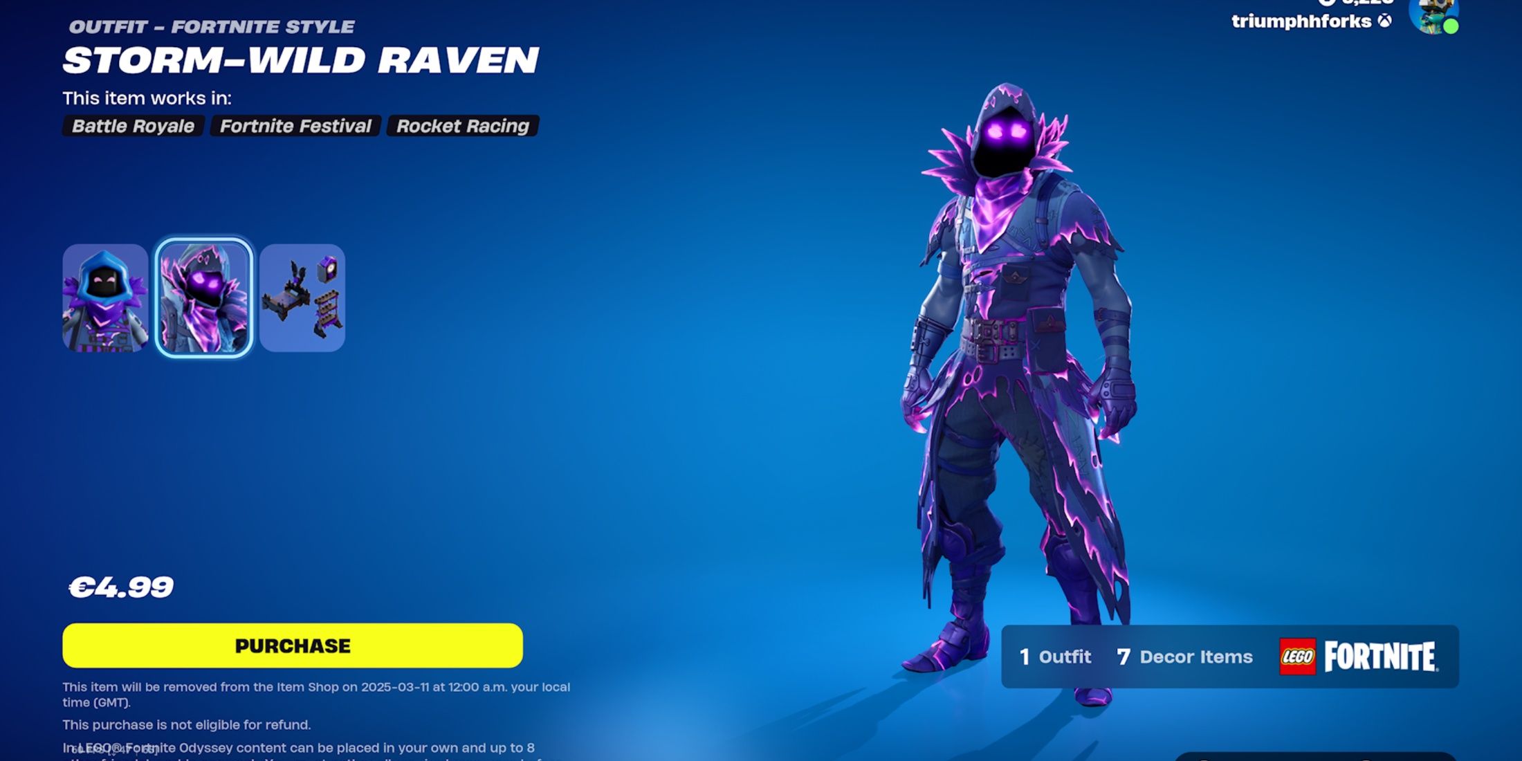 storm wild raven skin fortnite