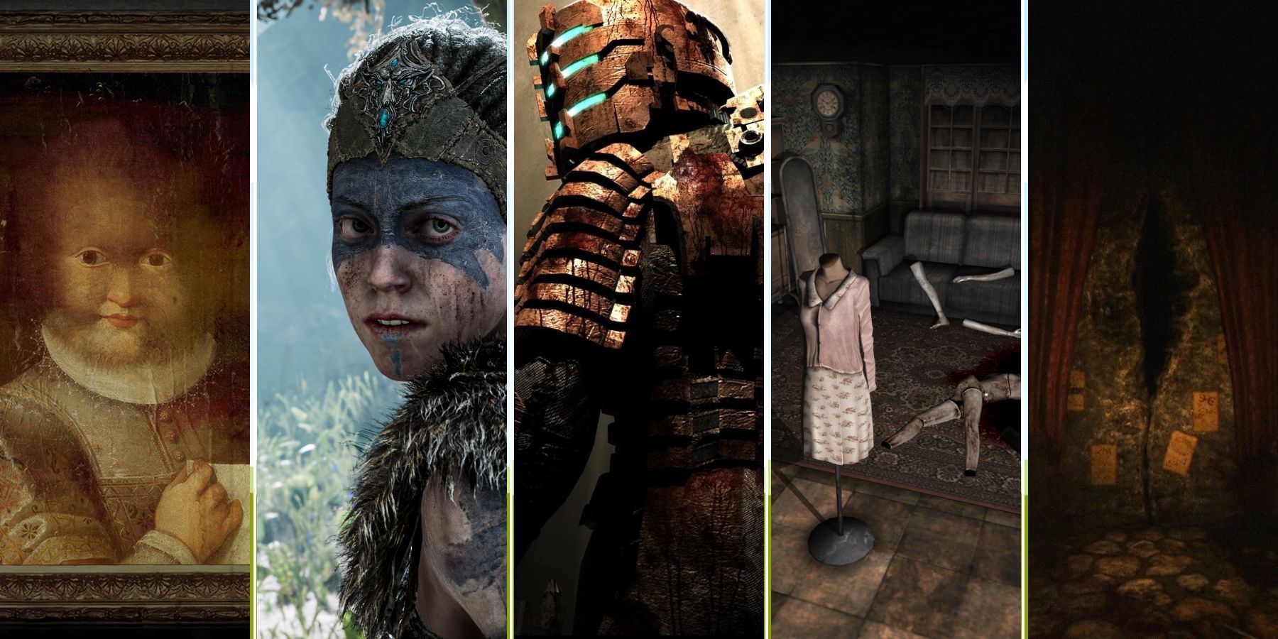 Psychological Horror Games Layers Senua Dead Space Silent Hill 2 Amnesia