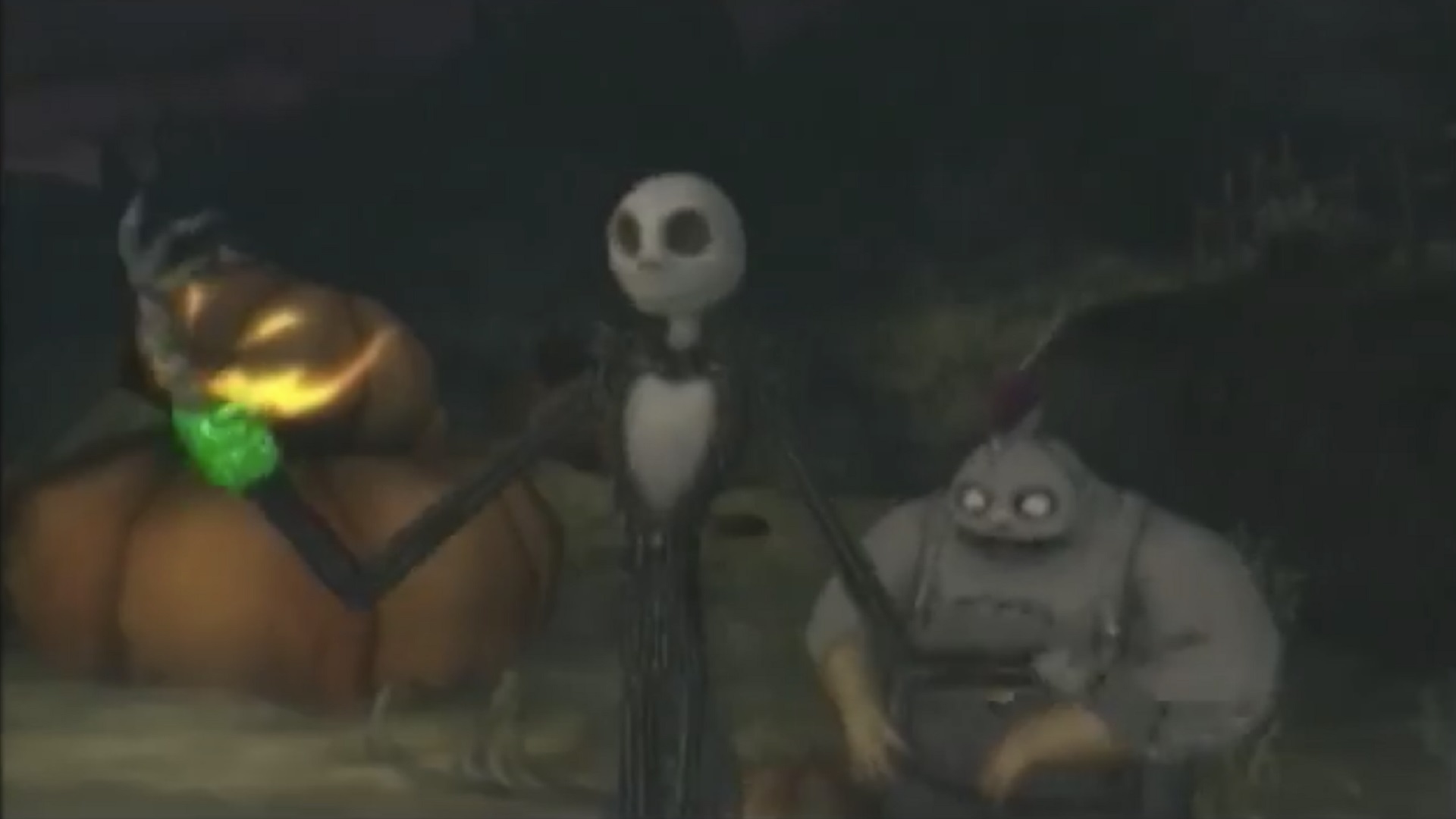 Nightmare Before Christmas: Oogies Revenge screenshot of Jack and Villager