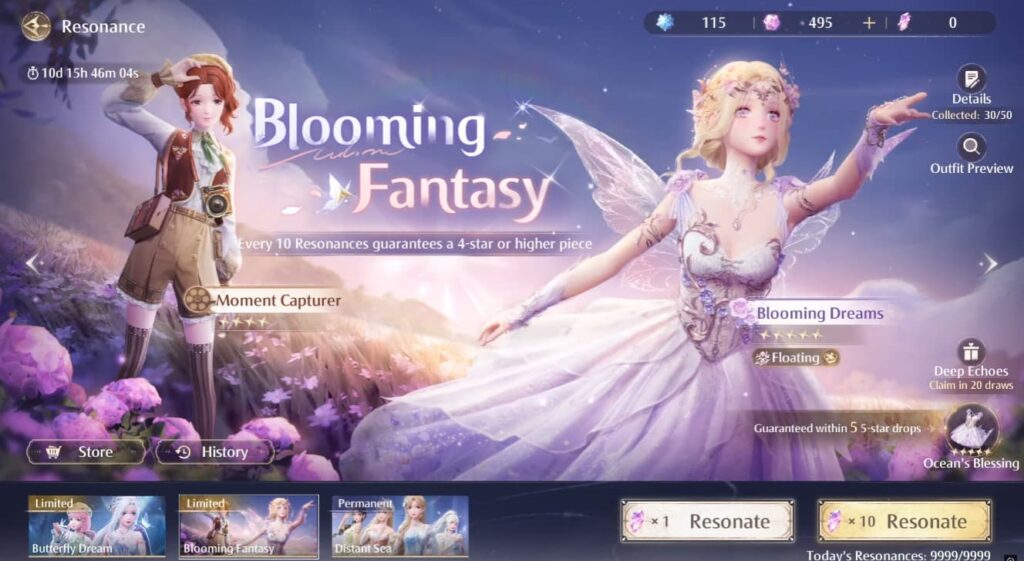 Infinity Nikki Gacha System