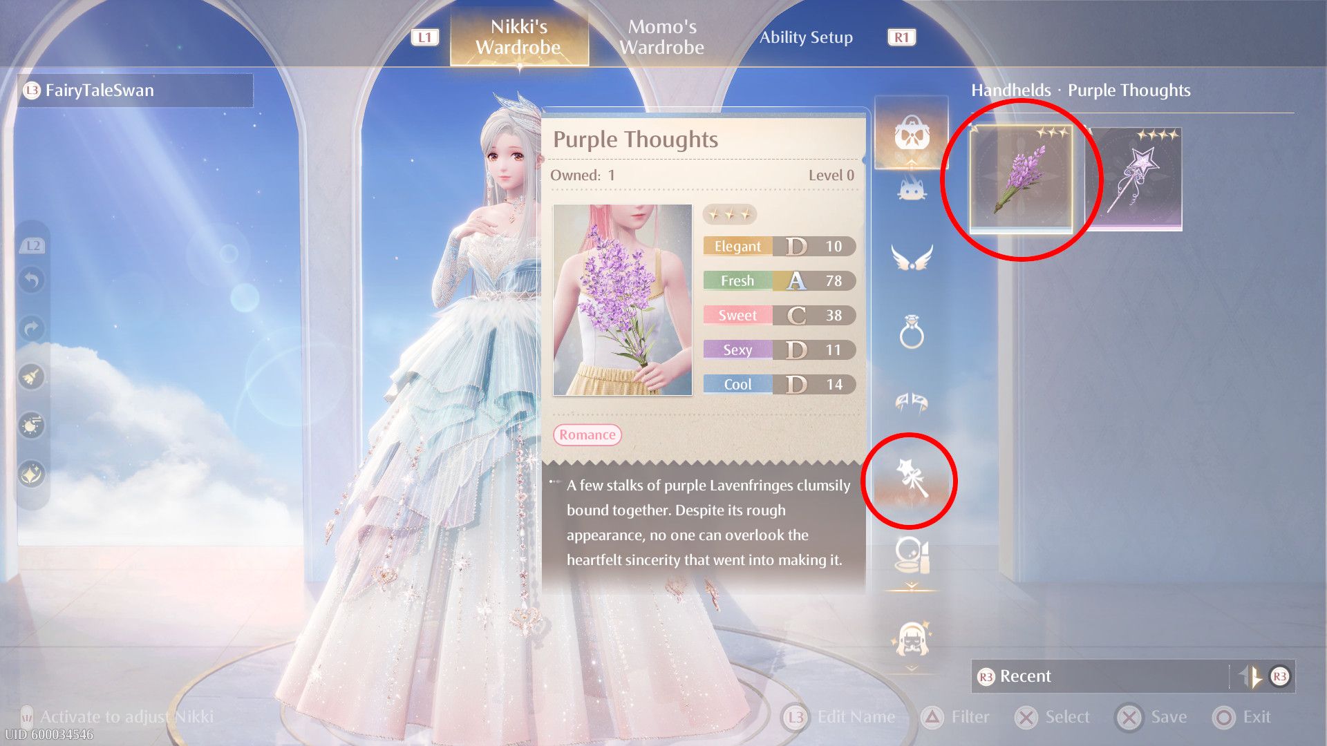 infinity nikki fragrant reward