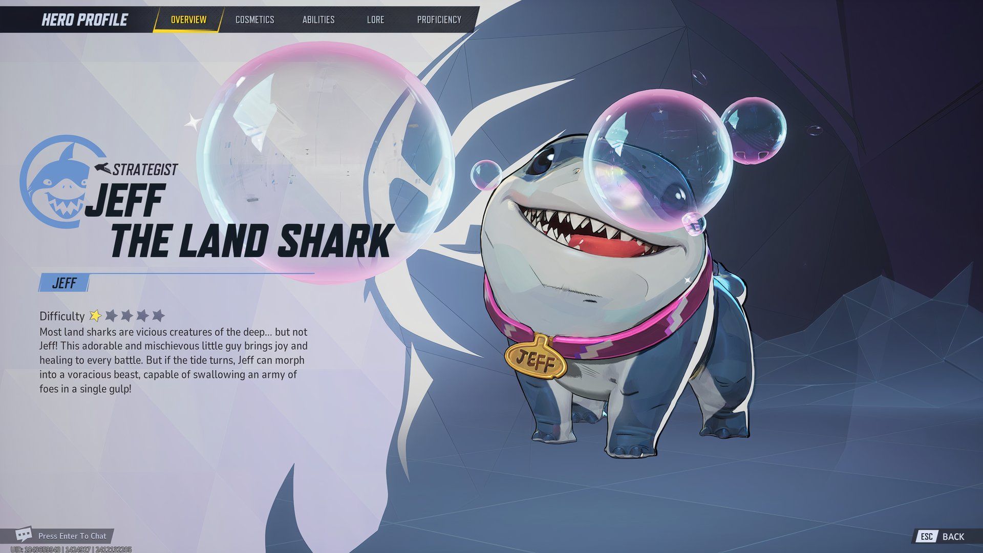 jeff the land shark abilities in marvel rivals