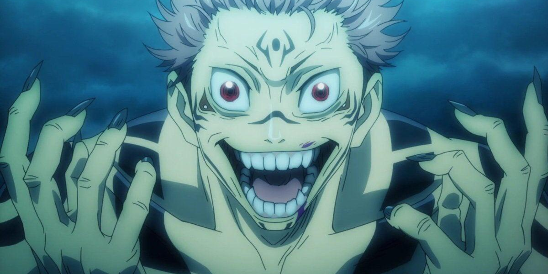 Ryomen Sukuna (Jujutsu Kaisen) anime evil laughing