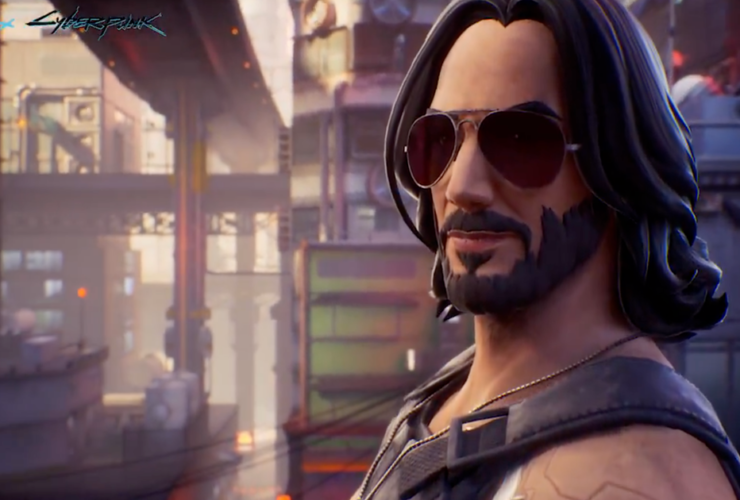 Keanu Reeves is in Fortnite again, this time as Cyberpunk 2077's Johnny Silverhand, and he's bringing his nuke along