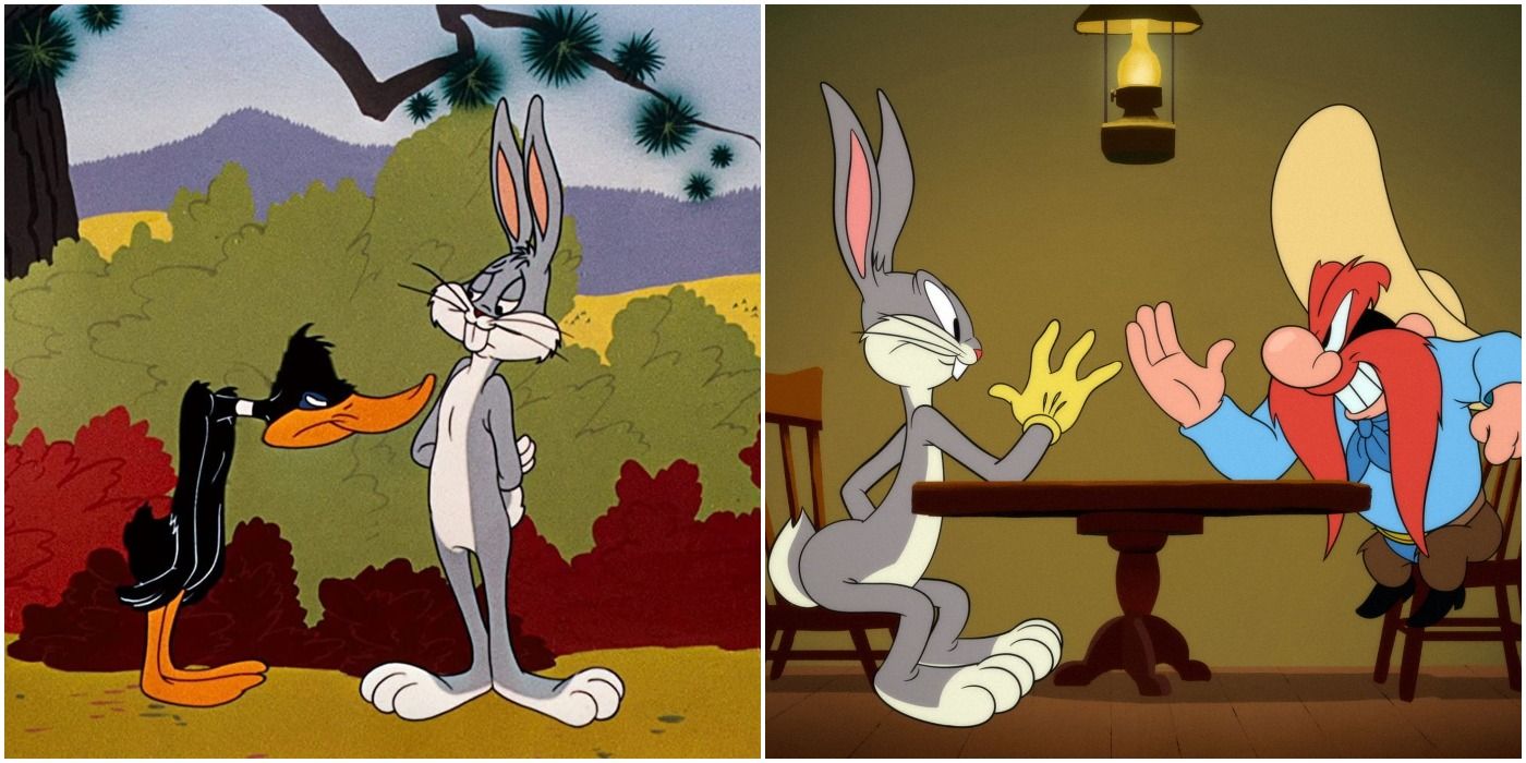 looney tunes split image bugs bunny