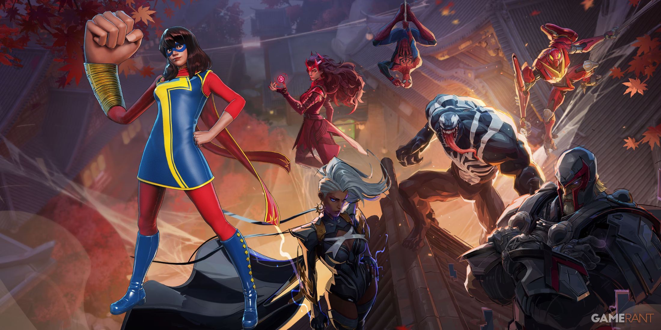 Marvel Rivals screenshot featuring Kamala Khan Ms. Marvel's render from Marvel Ultimate Alliance 3