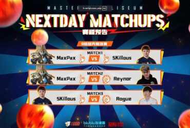 Master's Coliseum 8 - Group B: MaxPax, Reynor, Rogue, SKillous