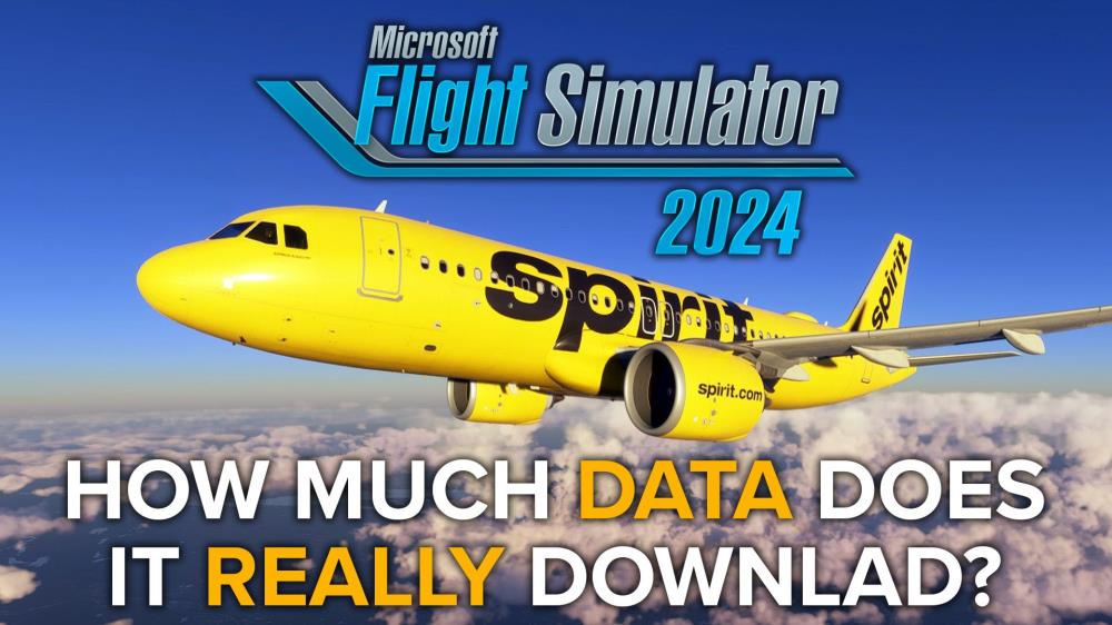 Microsoft Flight Simulator 2024 - How Much Data Does it Really Download from the Cloud?