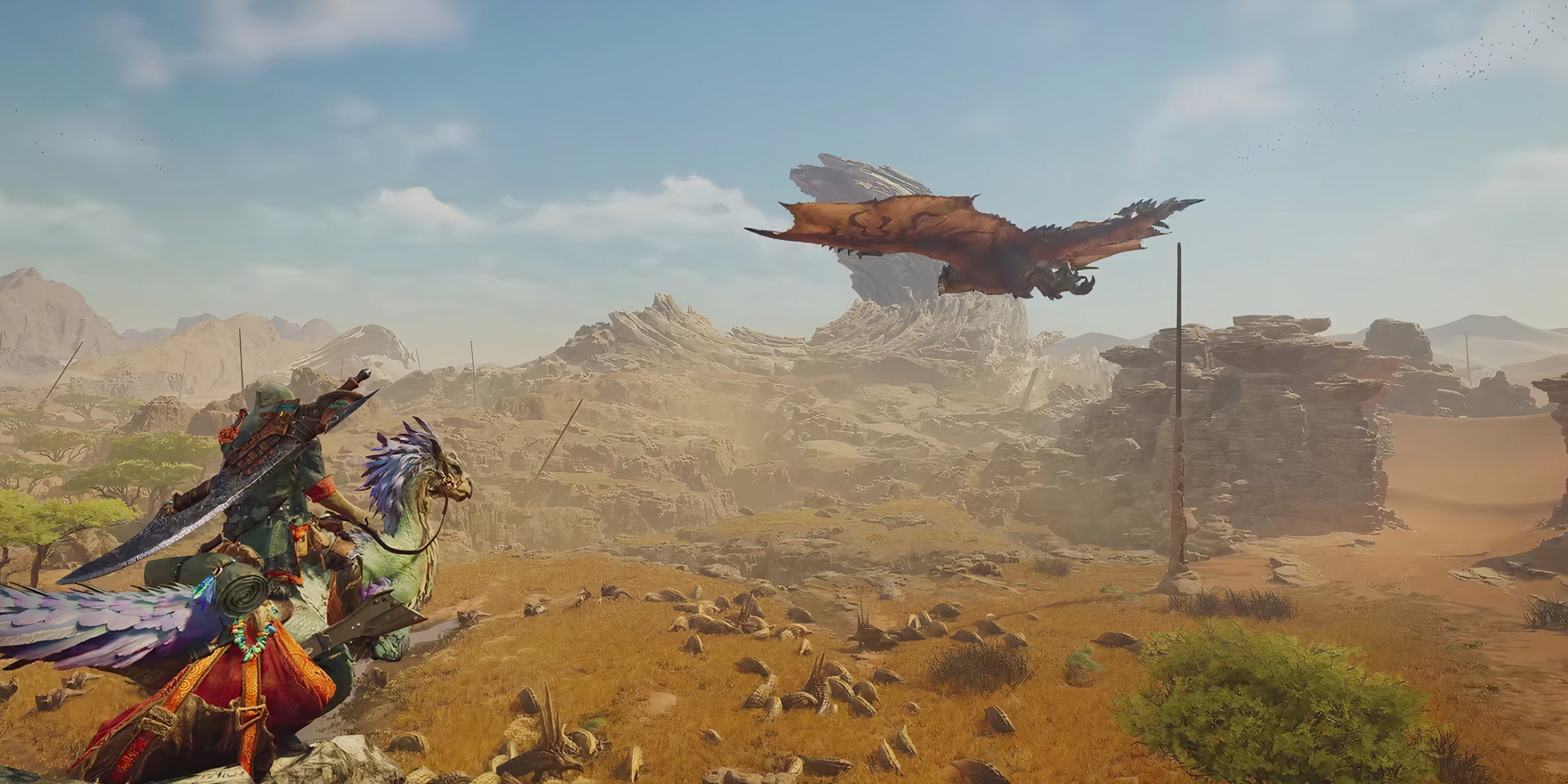 Exploring the Windward Plains in Monster Hunter Wilds