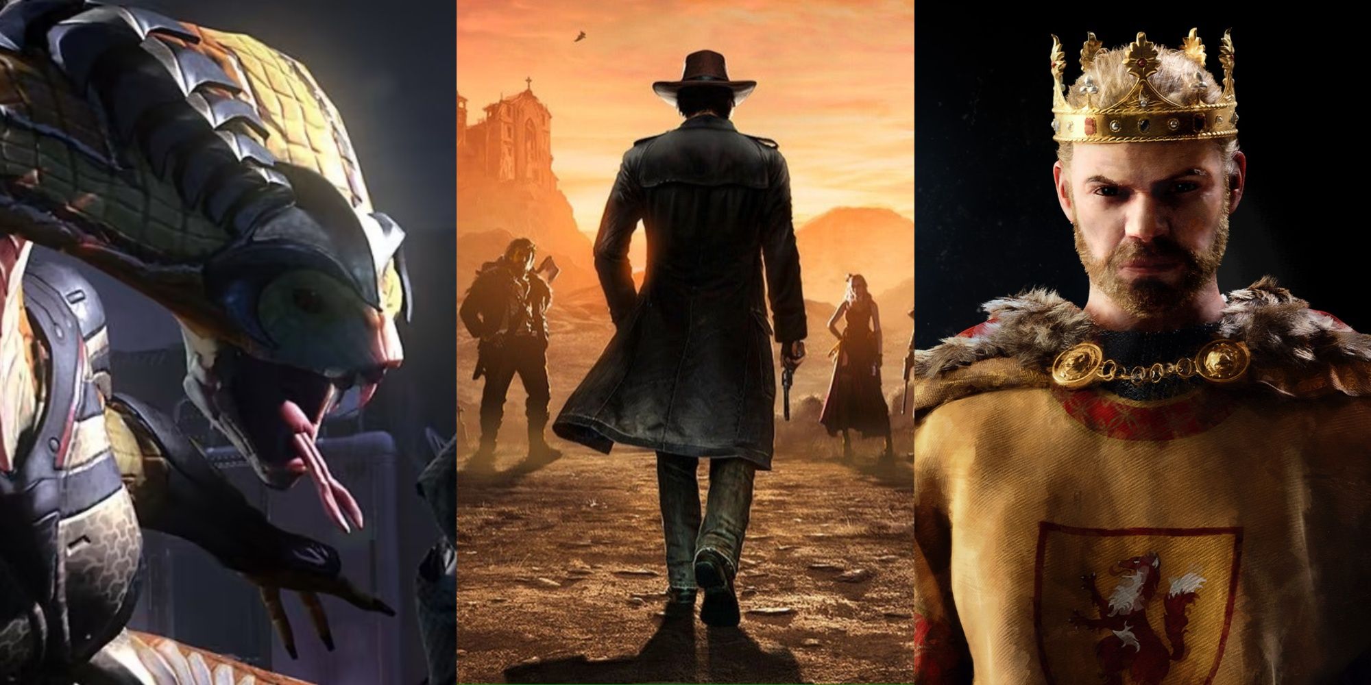 XCOM 2 alien, Desperados 3, Crusader Kings