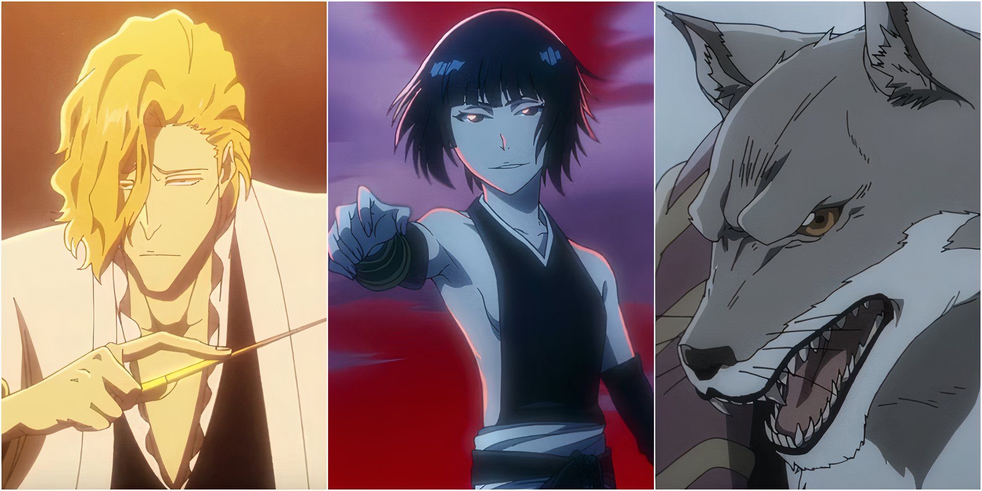 Rose, Soi Fon, Komamura in Bleach