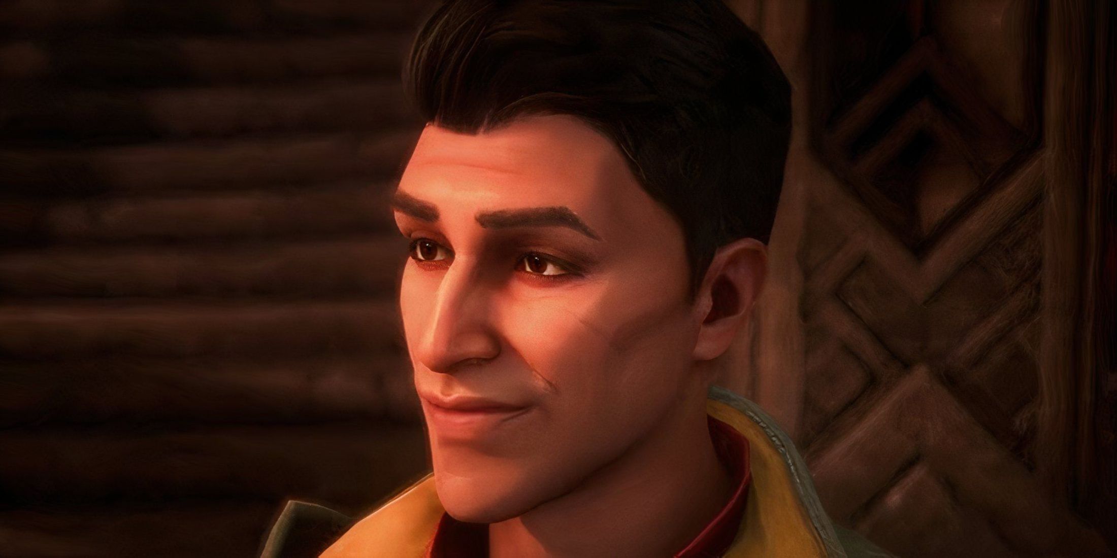 Elek smiling in Dragon Age The Veilguard