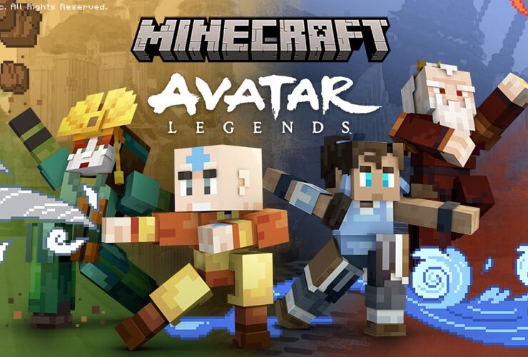 An epic image showing Aang, Korra and friends as part of the new Avatar Legends DLC!