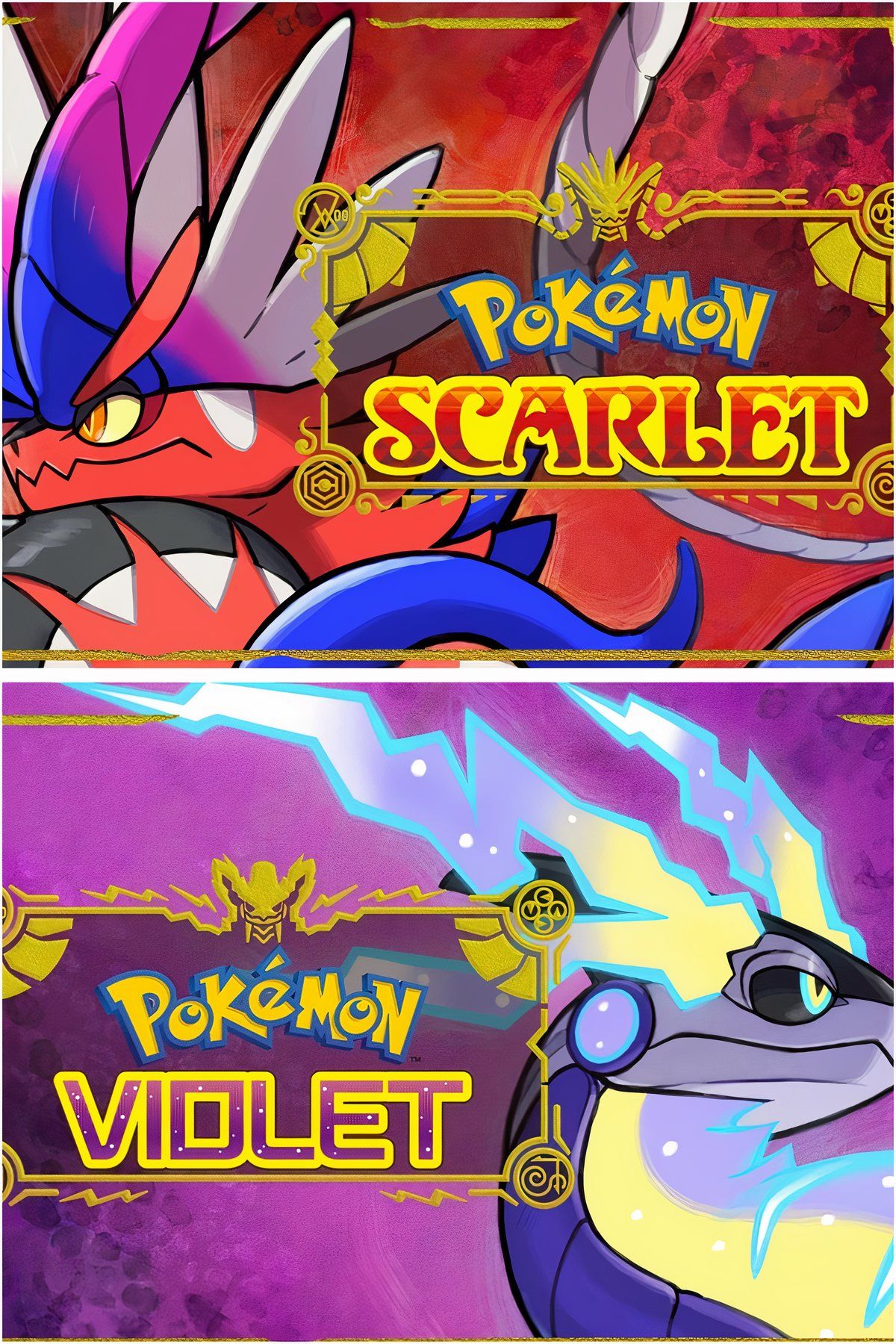 Pokemon Scarlet and Violet Tag Page Cover Art