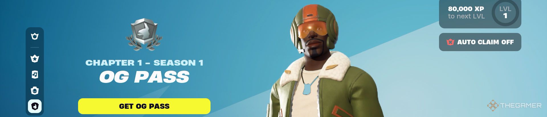 Fortnite OG Season 1 Chapter 1 Battle Pass banner.