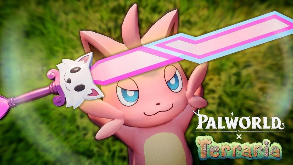 Palworld Getting Meowmere from Terraria Ahead of Full Collaboration and it Shoots Rainbow Cats