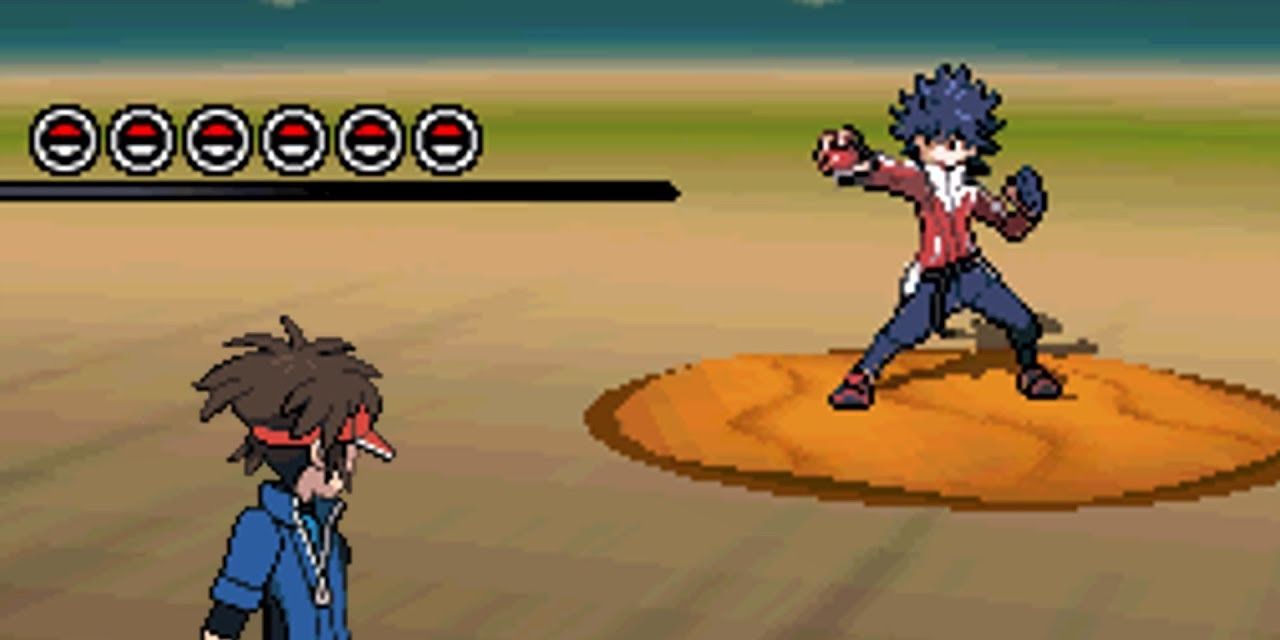 A Pokemon battle against Hugh in Black and White 2