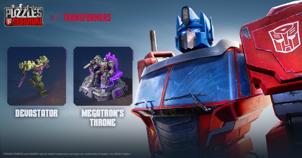 Puzzles & Survival x TRANSFORMERS Collaboration