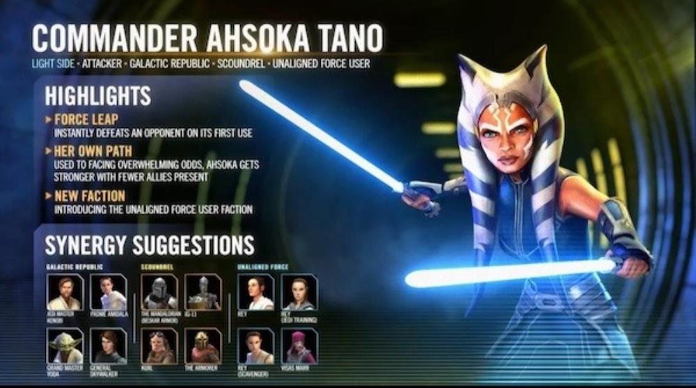 SWGoH: Galactic Legend Ahsoka Tano Kit Reveal: Abilities, Strategy & Tips