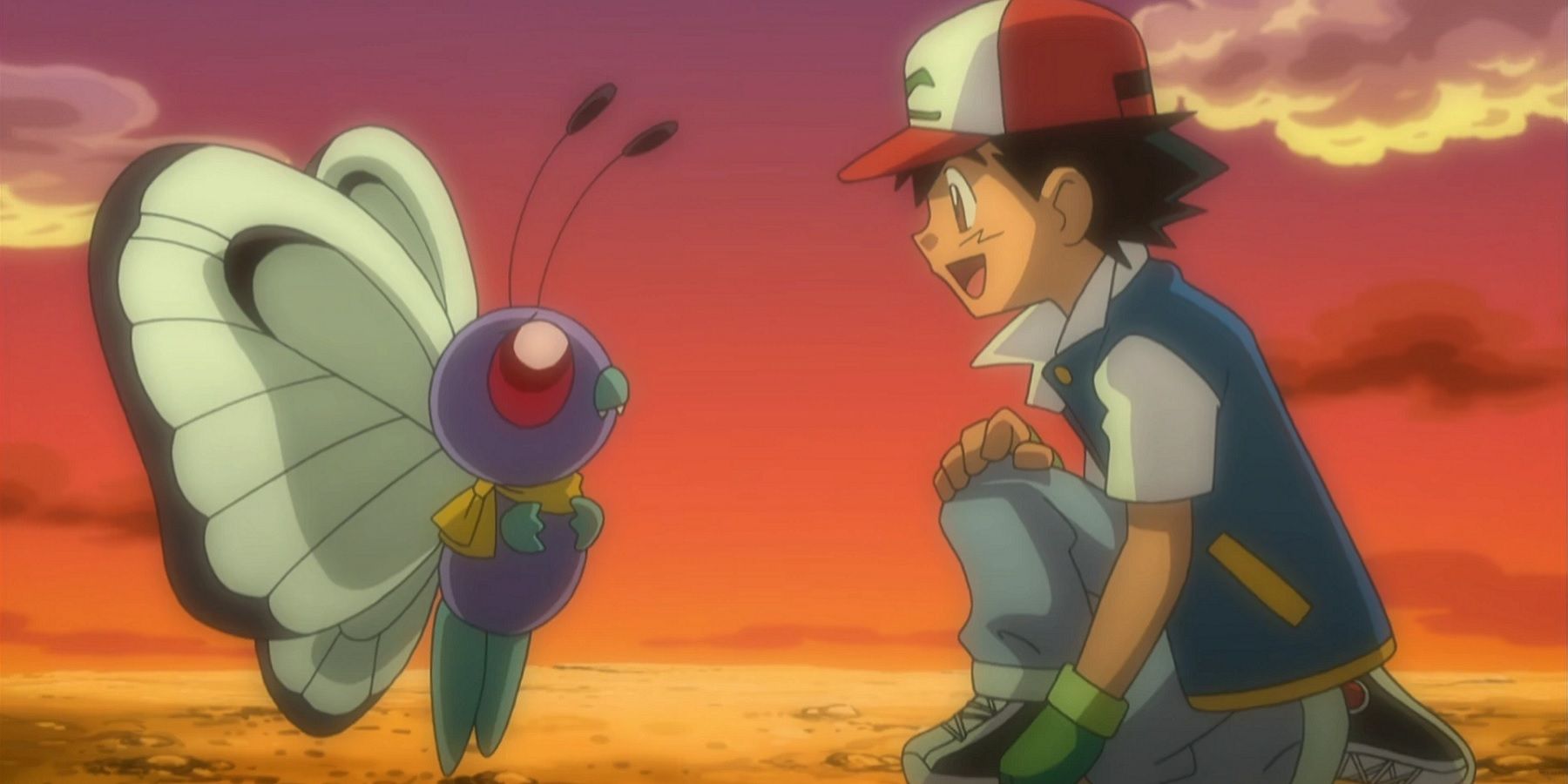 pokemon anime ash butterfree