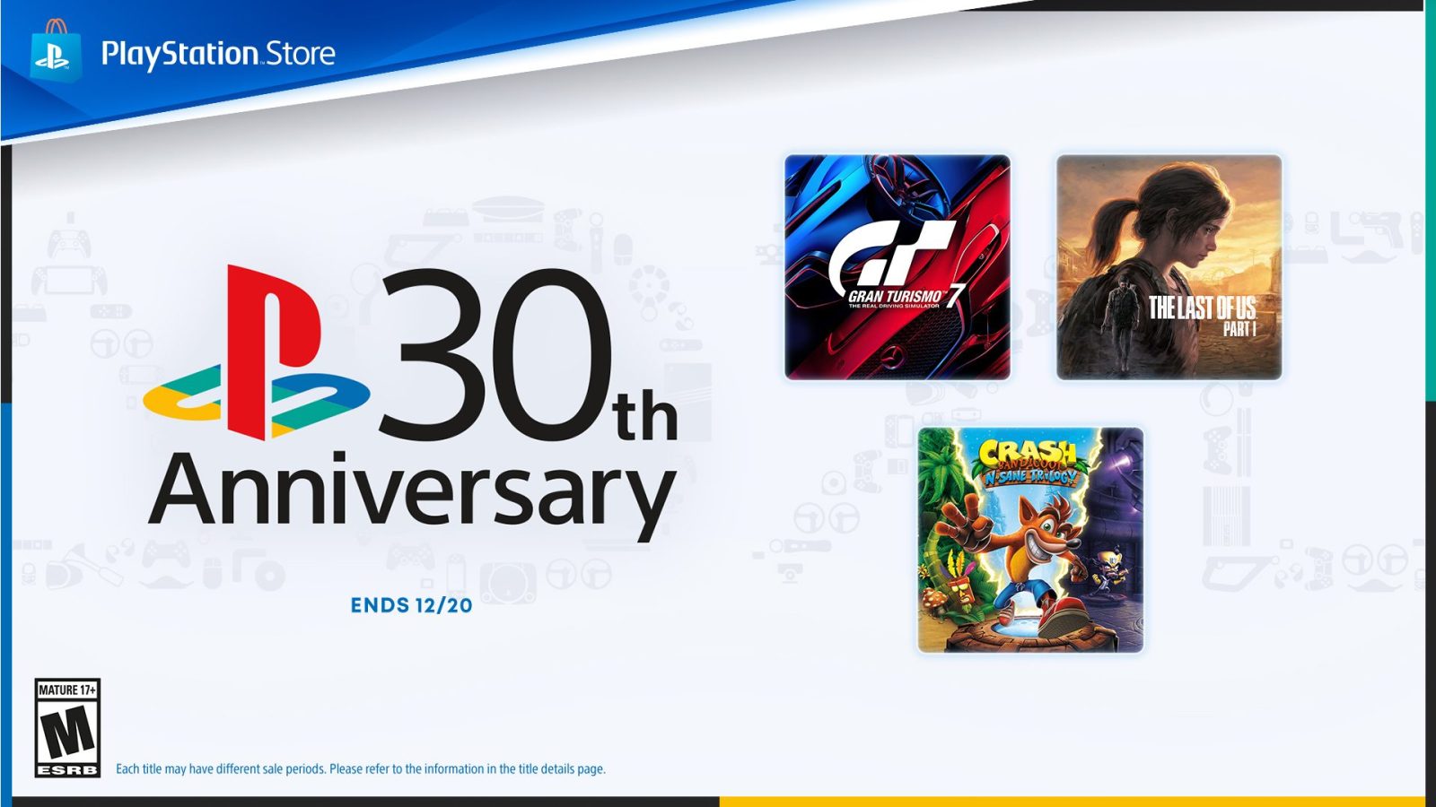 Save with 30th Anniversary PlayStation Store deals, live Dec 2