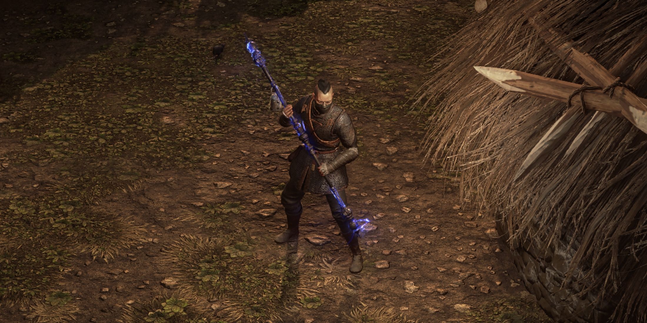 Monk character in path of exile 2