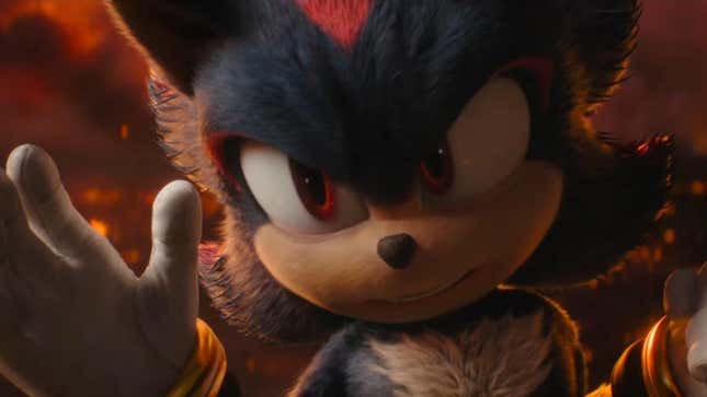 Shadow does a cool action pose in the latest Sonic 3 trailer.