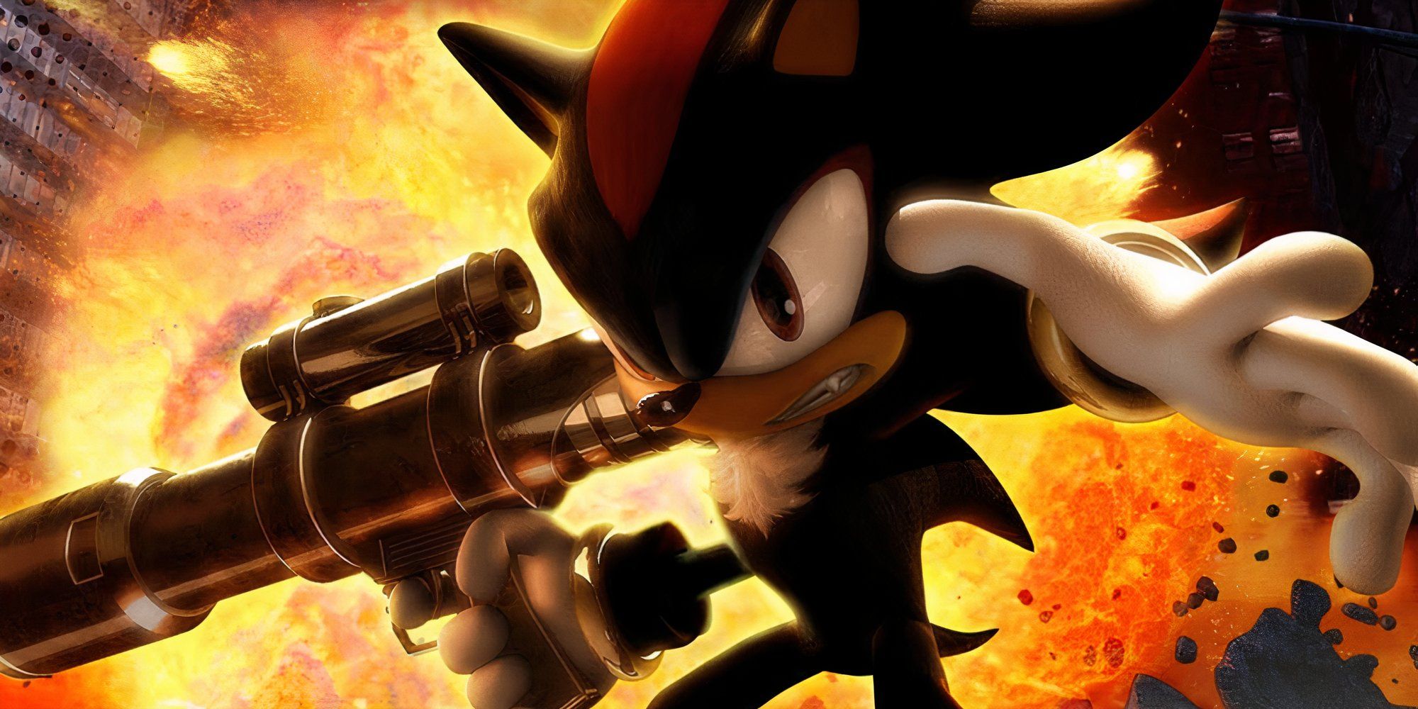 Promo art featuring Shadow in Shadow The Hedgehog (2006)