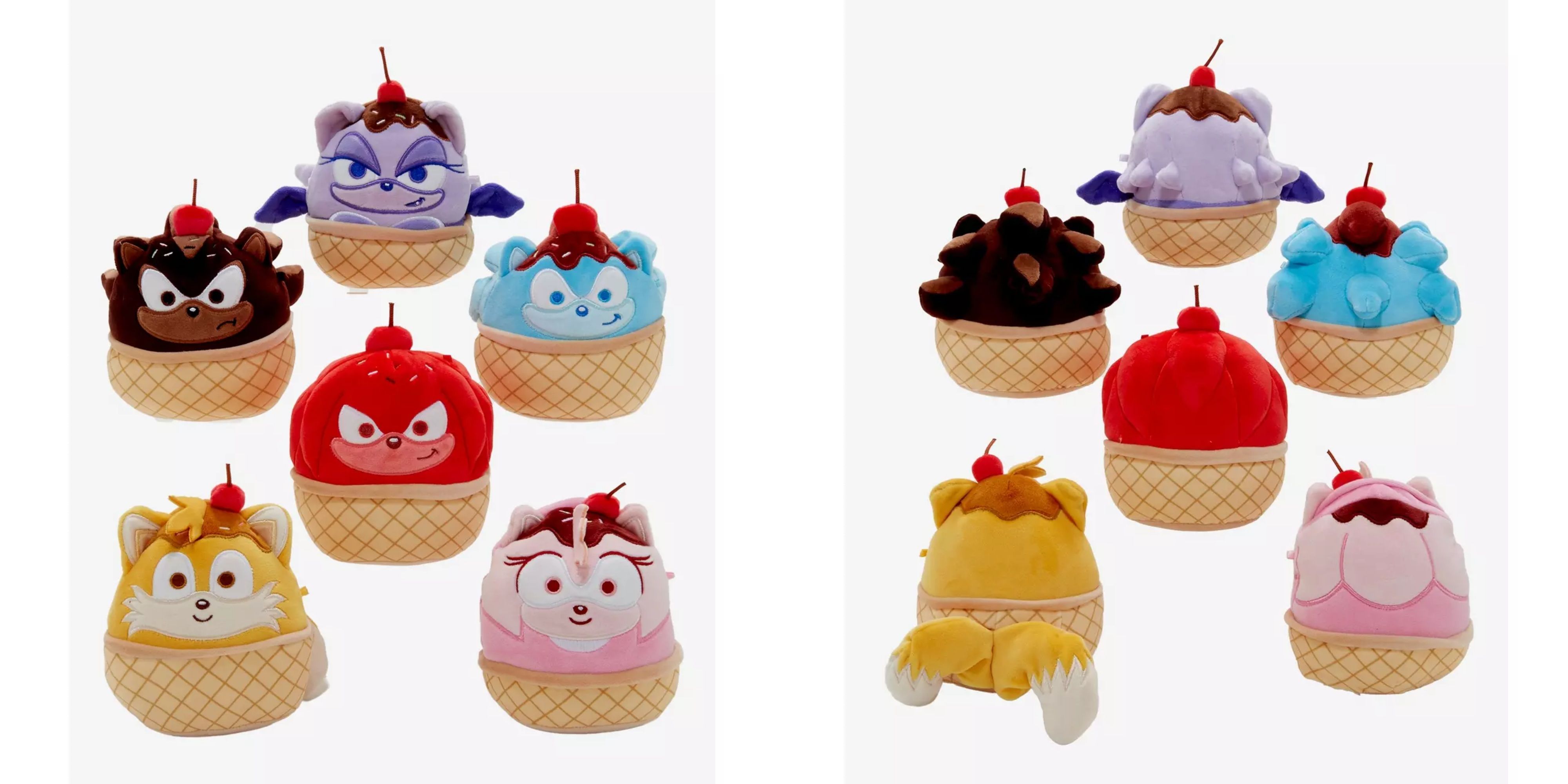 sonic the hedgehog ice cream squishmallows.