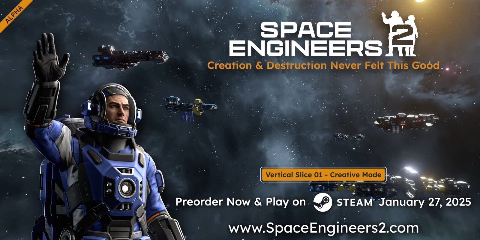 Space Engineers 2 - Official Alpha Reveal Trailer